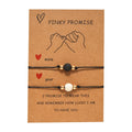 the MESSAGE - 2Pcs/Set Charm Couple Friendship Bracelet