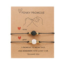 the MESSAGE - 2Pcs/Set Charm Couple Friendship Bracelet
