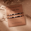 the MESSAGE - 2Pcs/Set Charm Couple Friendship Bracelet