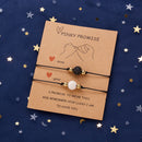 the MESSAGE - 2Pcs/Set Charm Couple Friendship Bracelet