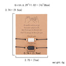 the MESSAGE - 2Pcs/Set Charm Couple Friendship Bracelet