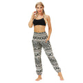 the YOGI - Boho Loose Yoga Pants High Waist Elasticity