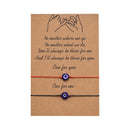 the MESSAGE - 2Pcs/Set Charm Couple Friendship Bracelet