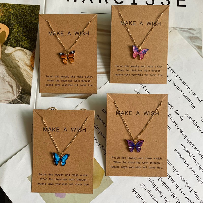 the MONARCH - New Butterfly Pendant Necklace