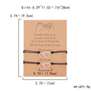the MESSAGE - 2Pcs/Set Charm Couple Friendship Bracelet