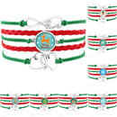 the GYM GIRL - Gymnastics Love Infinity Charm Bracelets