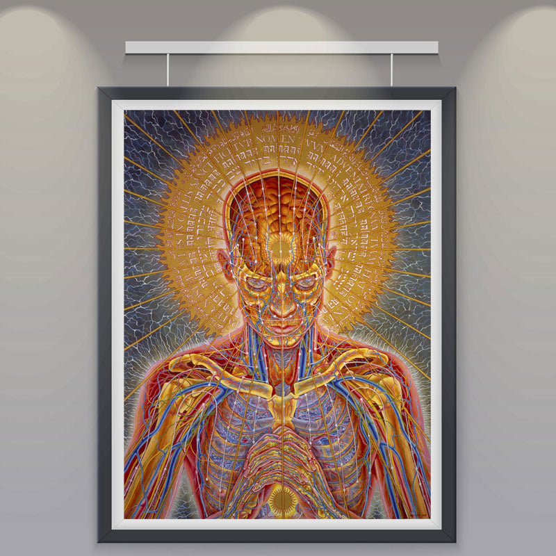 the CONSCIOUSNESS COLLECTION - Alex Grey Psychedelic Lover Trippy Posters and Prints Abstract Pictures