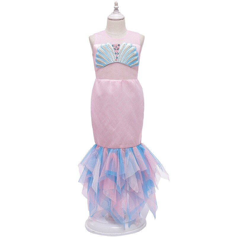 the MINI MERMAID - Girls Little Mermaid Princess Dress