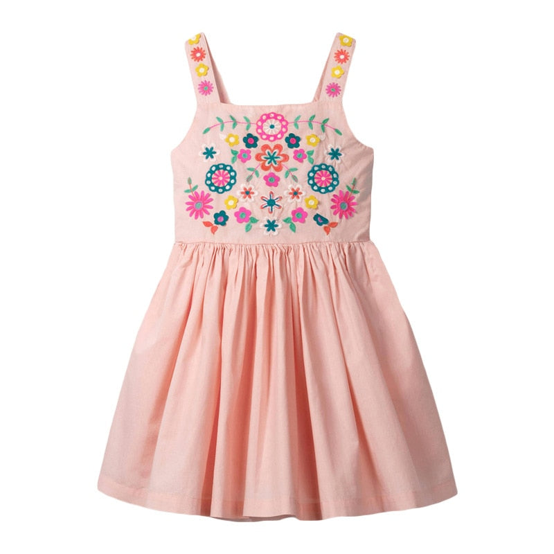 the SUMMER GIRL SAFARI - Summer Dress Cotton Soft Casual Baby Clothes