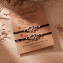 the MESSAGE - 2Pcs/Set Charm Couple Friendship Bracelet