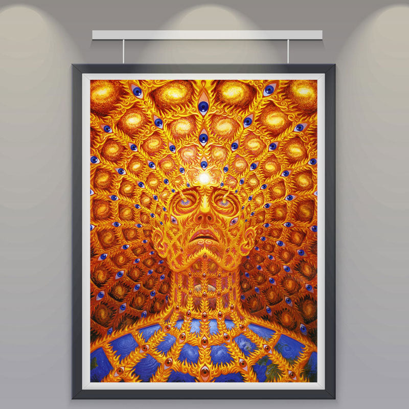 the CONSCIOUSNESS COLLECTION - Alex Grey Psychedelic Lover Trippy Posters and Prints Abstract Pictures