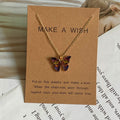 the MONARCH - New Butterfly Pendant Necklace