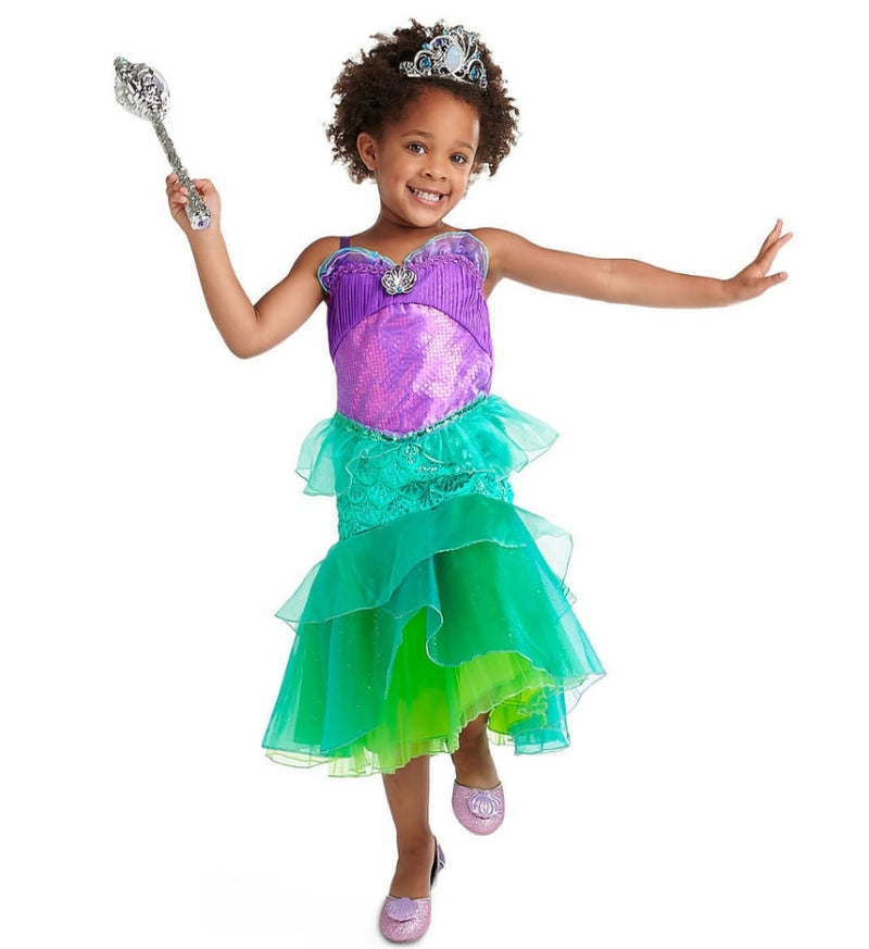 the MINI MERMAID - Girls Little Mermaid Princess Dress