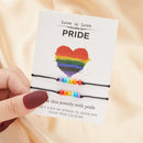 the MESSAGE - 2Pcs/Set Charm Couple Friendship Bracelet