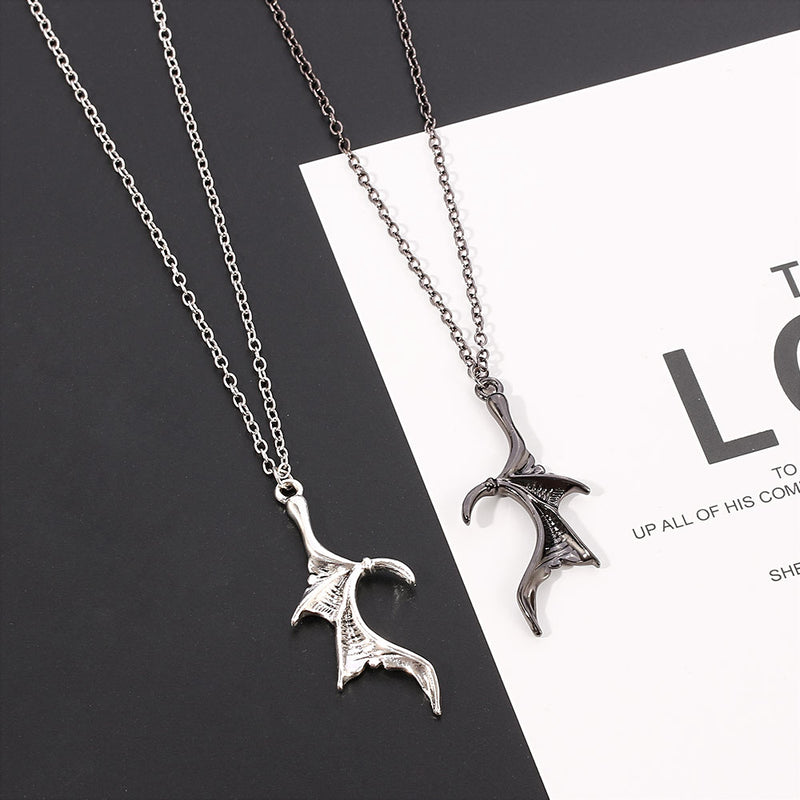 the DRAGON WINGS - Matching Dragon Wing Love Heart Pendant