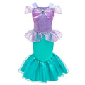 the MINI MERMAID - Girls Little Mermaid Princess Dress