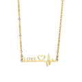 the SYMBOLOGY - Heartbeat Love Heart Necklaces