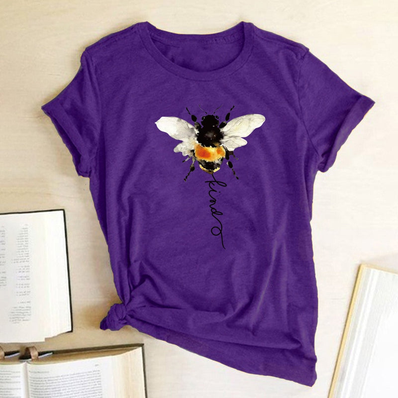 the HONEYBEE - Bee Print Graphic T-Shirt