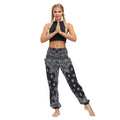 the YOGI - Boho Loose Yoga Pants High Waist Elasticity