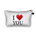 the LOVE BUG - Hearts Love You Printed Cosmetic Bag