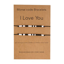 the MESSAGE - 2Pcs/Set Charm Couple Friendship Bracelet