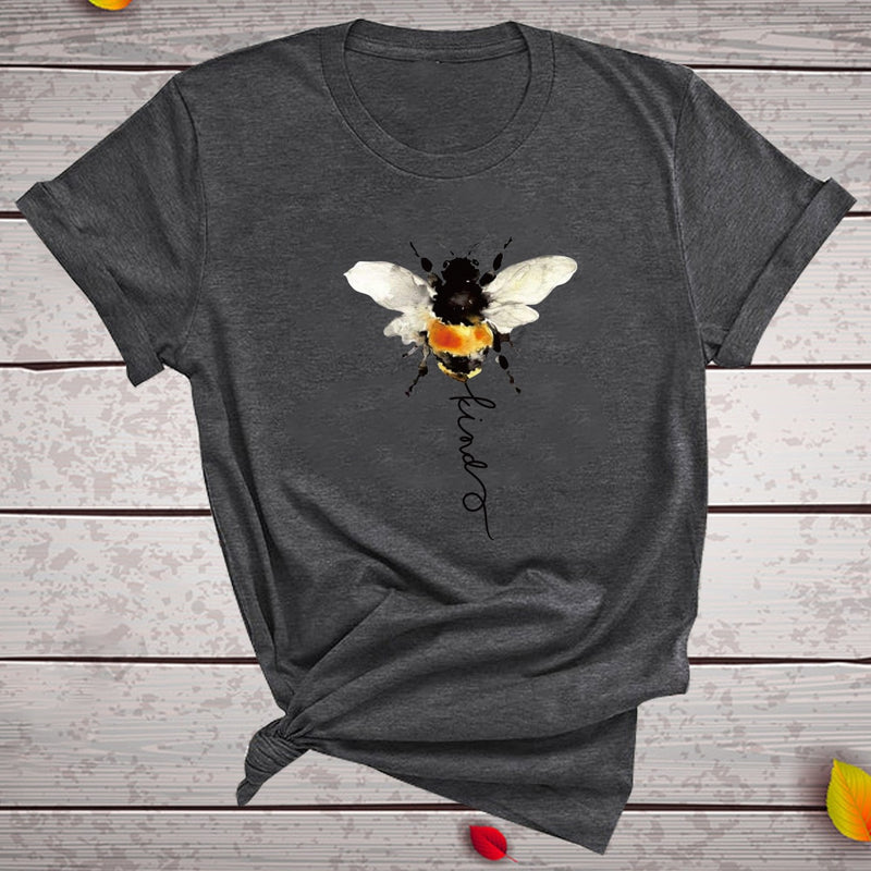 the HONEYBEE - Bee Print Graphic T-Shirt