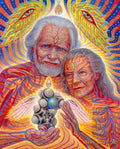 the CONSCIOUSNESS COLLECTION - Alex Grey Psychedelic Lover Trippy Posters and Prints Abstract Pictures