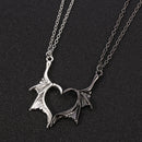 the DRAGON WINGS - Matching Dragon Wing Love Heart Pendant