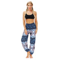 the YOGI - Boho Loose Yoga Pants High Waist Elasticity