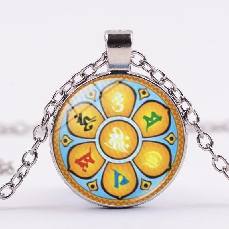 the OM - Indian Sanskrit OM Symbol Necklace