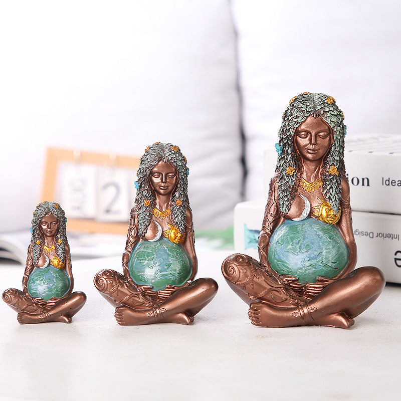 the GODDESS - Mother Earth Goddess Art Statue