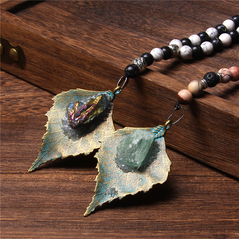 the TOTEM - Natural Australian Zebra Stone Necklace