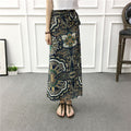 the BLOSSOM BOHO - Floral Skirts Chiffon One-Piece Belt Wrap Skirts