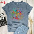 the WORLD PEACE - Imagine All the People Living Life in Peace Hippie T-Shirt