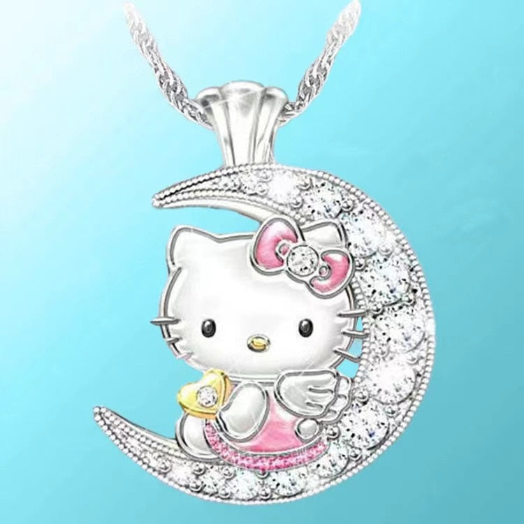 the CHARM - Love Children Unicorn Cartoon Clavicle Chain Necklace