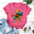 the SOUL HIPPIE - Hippie Soul Sunflower Print T-Shirt