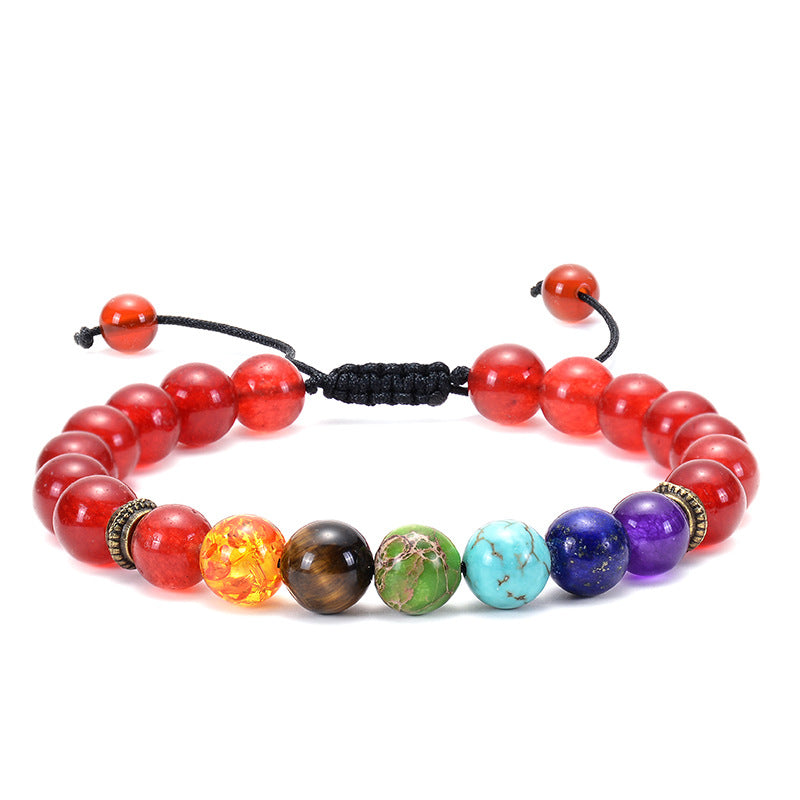 the CHAKRA - 7 Healing Yoga Chakra Bracelet