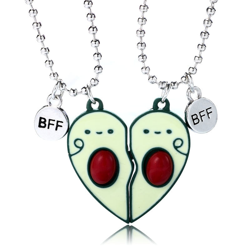 the BFF - Avocado Best Friends Necklace