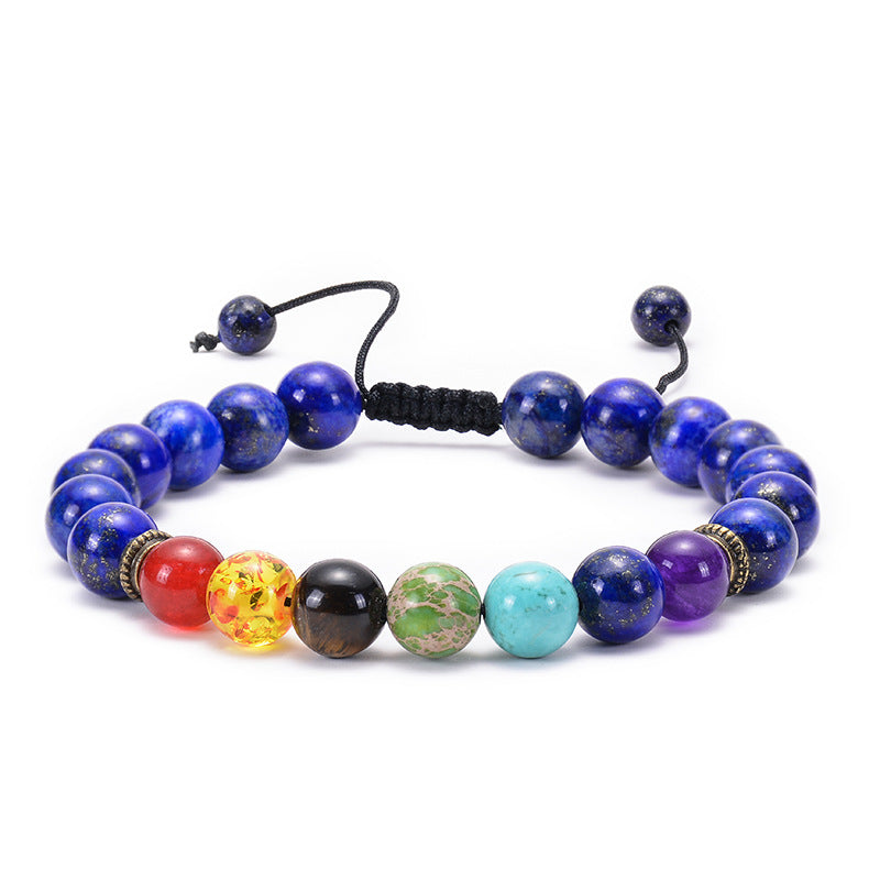 the CHAKRA - 7 Healing Yoga Chakra Bracelet