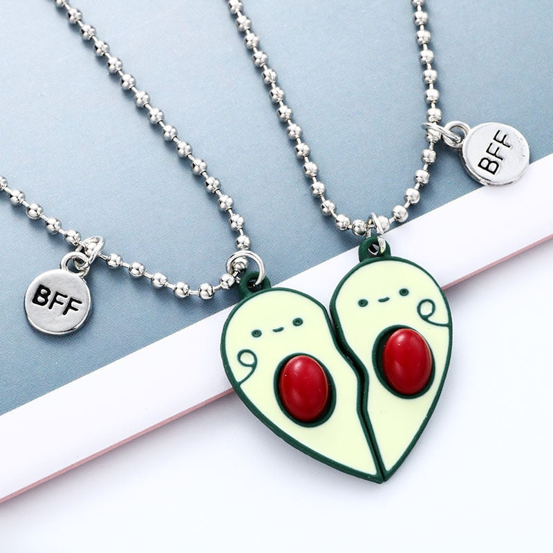 the BFF - Avocado Best Friends Necklace