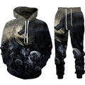 the WOLF PACK - Wolf 3D Printed Hoodie Pants Suits