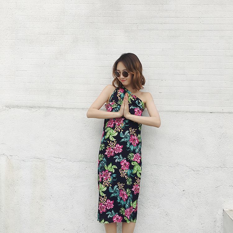 the BLOSSOM BOHO - Floral Skirts Chiffon One-Piece Belt Wrap Skirts