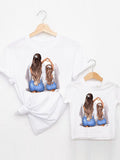 the MOM & ME COLLECTION - Mother & Daughter Family Matching Outfits T-Shirt