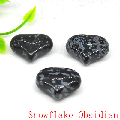 the LOVE STONES - Love Heart Shape Crystal Chakra Healing Stones