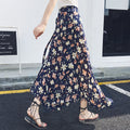 the BLOSSOM BOHO - Floral Skirts Chiffon One-Piece Belt Wrap Skirts