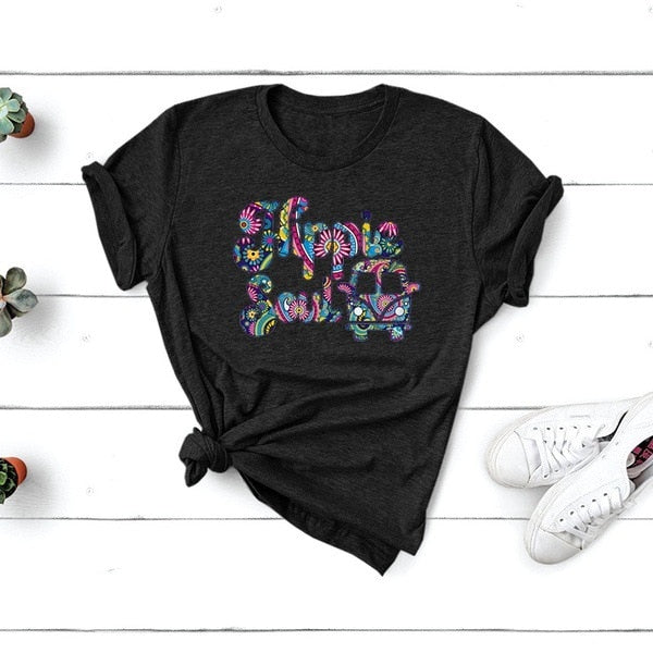 the HIPPIE SOUL - Bus Print T-Shirt