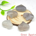 the LOVE STONES - Love Heart Shape Crystal Chakra Healing Stones