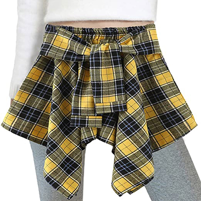 the TILTED KILT - Plaid Sports Casual Curtain Short Skirts