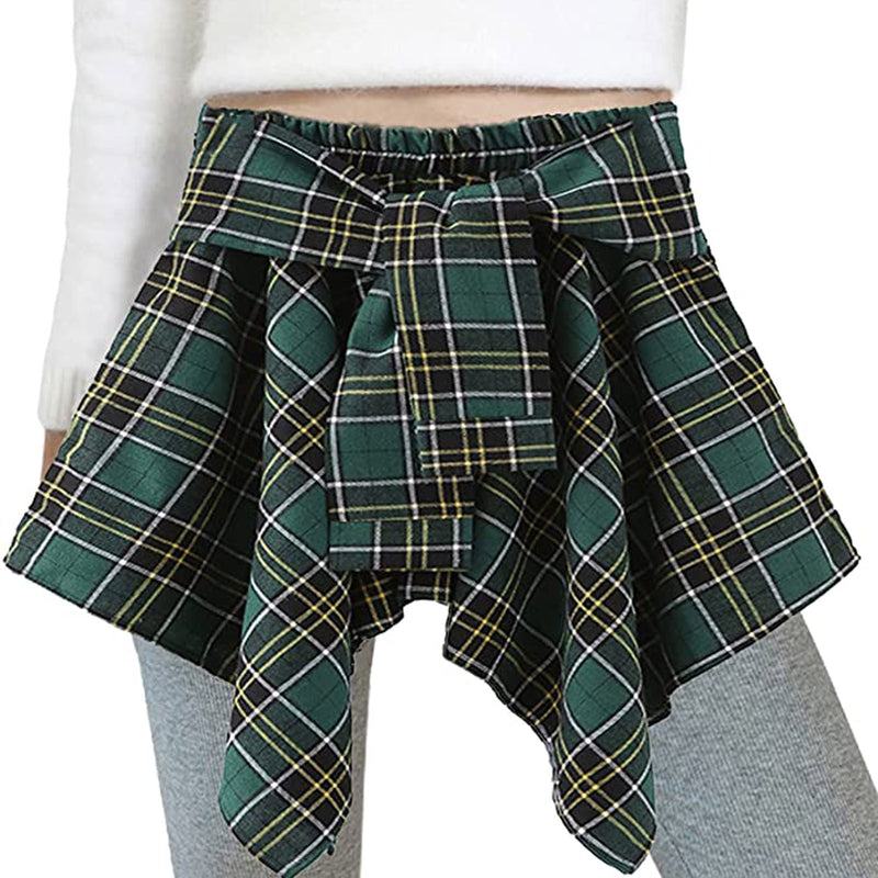 the TILTED KILT - Plaid Sports Casual Curtain Short Skirts