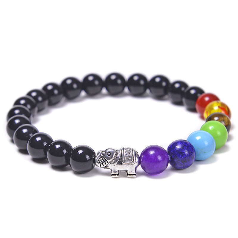 the CHAKRA - 7 Healing Yoga Chakra Bracelet